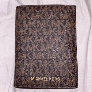 Michael Kors Brown Passport Wallet